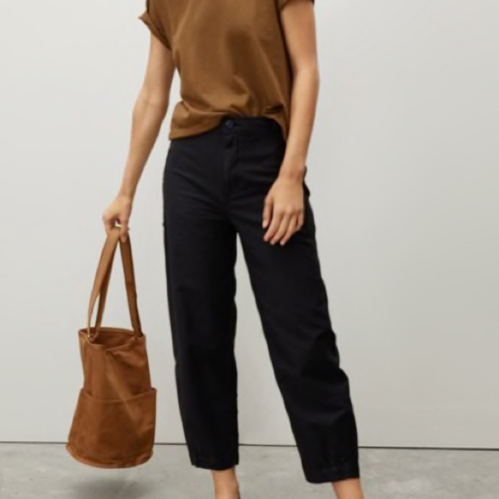 Everlane Fatigue Barrel Pant in Black / 00